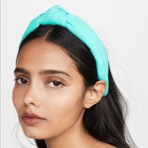 Lele Sadoughi Aqua Neoprene Headband